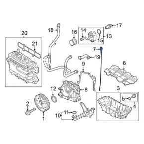 Щуп масляный Ford Fusion mk5 13-20 1.5Т, 1.6T