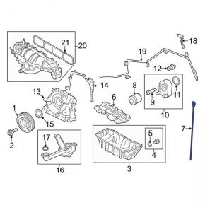 Щуп масляный Ford Fusion mk5 13-20 1.5Т, 1.6T