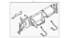 Труба подторпедная усиление Ford Focus mk3 11-15 ржавая
