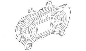 Щиток приборов Chevrolet Equinox 18-21 LYX