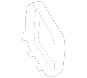 Ornament evacuare stânga pentru Mercedes Clasa A V177 19-22 cromat