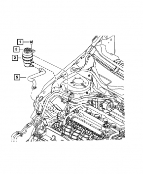 Бачок ГУР Jeep Compass 11-16