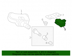 Tire Pressure Control Module Mercedes CLA 14-19