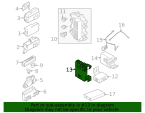 BODY CONTROL MODULE BCM COMPUTER Nissan Murano z50 03-06