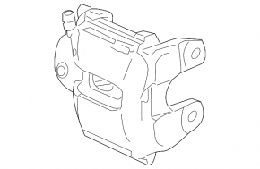 Суппорт передний правый в сборе BMW X5 F15 14-18 под 365/36мм 4.4T
