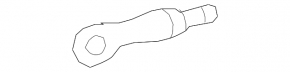 Буксировочный крюк Lexus RX350 RX450h 10-15 черный