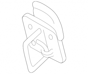 Скоба замка капота VW Golf 15-21