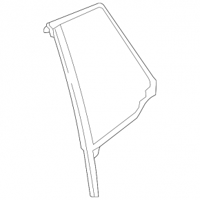 Стекло двери треугольник заднее правое Infiniti QX30 17-19