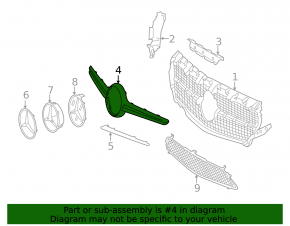 Ornamente grilă Mercedes CLA 14-19
