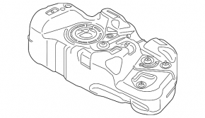 Топливный бак Ford Transit Connect MK2 13-22 2.5