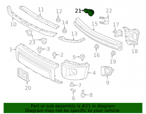 Парктроник заднего бампера Toyota Rav4 16-18 с кольцом