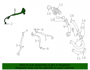 Conductă de ulei turbo pentru Mercedes X167 GLS 450 20-23