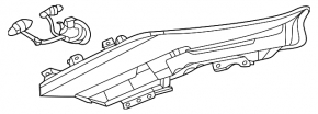 Дневные ходовые огни DRL левые Nissan Ariya 23-26 LED