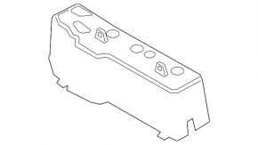 Capac compresor suspensie pneumatică Audi E-Tron 19-23