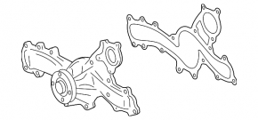 Помпа водяная Lexus GS350 GS450h 13-18