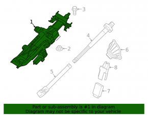 Coloana de directie BMW 7 G11 G12 16-22
