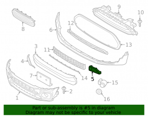 Conductă disc de frână față stânga Mini Cooper 14-21 model S