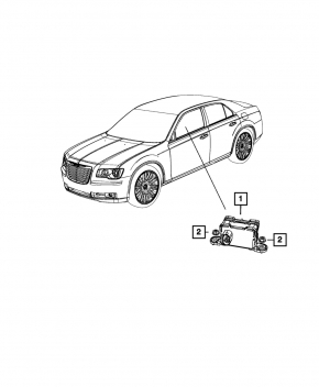 Yaw Rate Sensor Dodge Charger 11-23