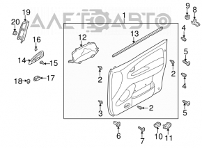 Управление стеклоподъемником передним правым Mazda6 03-05