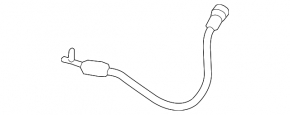 Furtun de frână spate dreapta pentru Land Rover Range Rover Velar 20-20 (396mm)