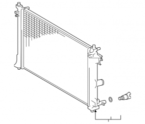 Radiator de răcire cu apă Lexus UX200 19-20