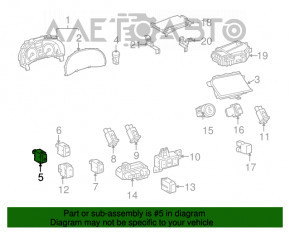 Кнопка обывателя фар Lexus RX350 RX450h 10-15