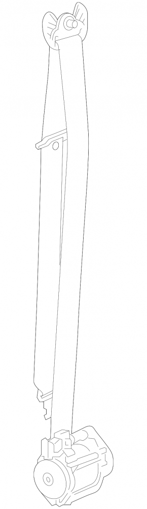 Пассажирский ремень безопасности Kia Forte 19-24 темно-серый