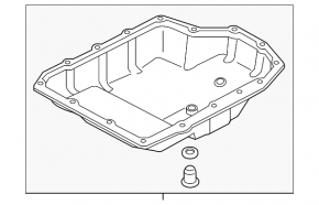 Baie de ulei pentru transmisia automată Mazda CX-50 23-26