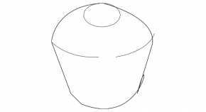 Отбойник капота Hyundai Elantra AD 17-20 малый