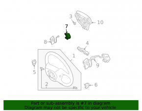 Заглушка кнопок руля правая Lexus RX300 RX330 04-09 беж