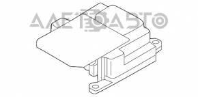 Модуль srs airbag компьютер подушек безопасности Nissan Murano z52 15-16