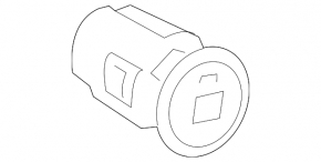 Кнопка start-stop Mazda CX-50 23-26 черное обрамление