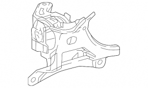 Подушка двигателя левая Toyota C-HR 18-23 2.0