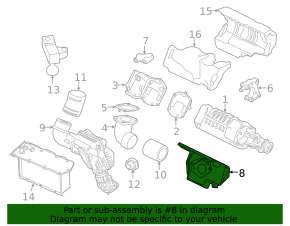 Впускной флянец компрессора Nissan Pathfinder 13-14 hybrid