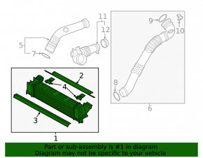 Интеркулер BMW 3 F30 12-18 N20