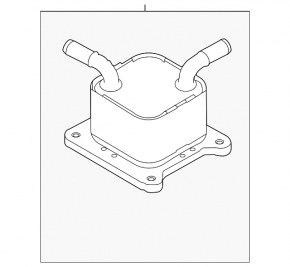 Radiator de ulei pentru motorul Infiniti QX50 19- fixat la 8/10