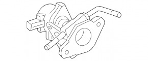 Клапан ЕГР EGR Toyota Camry v70 18-20 2.5, hybrid