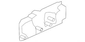 Управление водительским сиденьем Ford Edge 15-24