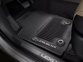 Комплект ковриков салона резина Lexus NX200t NX300 NX300h 15-20 черный, тип 1