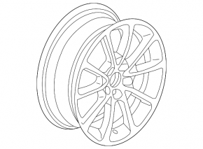 Диск колесный R18 Acura TLX 15-17 дорест, бордюрка