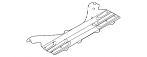 Распорка днища передняя Audi A6 C8 19-25