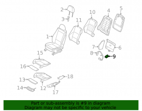 Управление поясницы водительского сидения BMW X3 F25 11-14