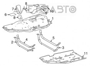 Топливный бак Lexus RX450h 16-22