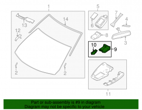 Камера слежения за полосой Mazda 3 14-16 BM