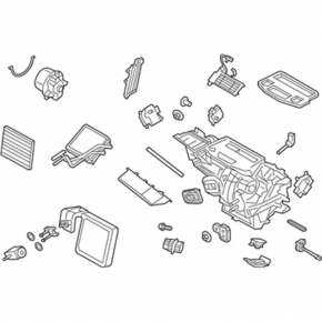 Arzător complet pentru Ford Fiesta 11-19, cu o singură zonă