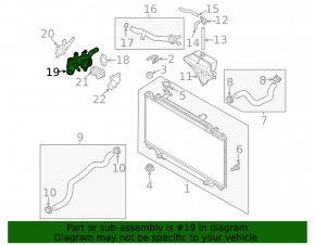 Корпус термостата Mazda CX-5 13-16 2.0, 2.5