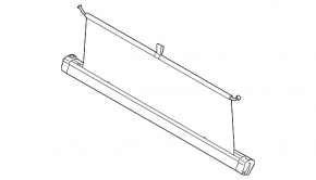 Corda portbagaj Volvo V90 17-22 usa negru, plasa