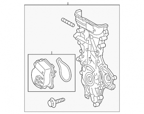 Передняя крышка двигателя LEXUS CT 200H 11-17