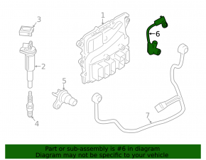 Датчик коленвала BMW X5 F15 14-18 4.4T
