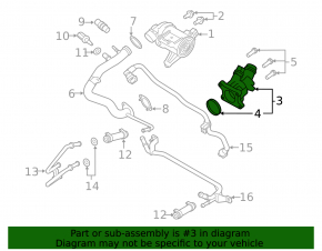 Корпус термостата Volvo XC90 16-22 T5, T6, T8